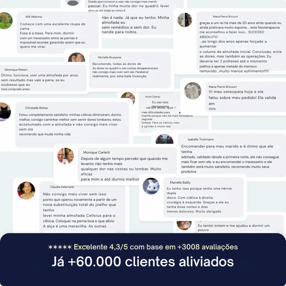 Almofada ortopédica para o joelho - O segredo para dormir sem dores