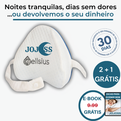 Almofada ortopédica para o joelho - Diga adeus à dor noturna 💤