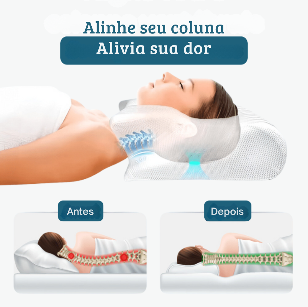 CerviSoft - Almofada cervical ergonómica com memória