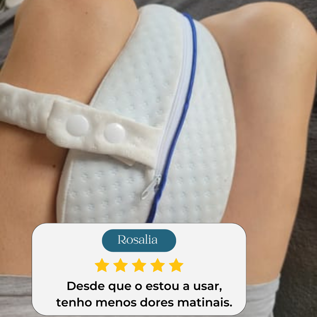 Almofada ortopédica para o joelho - Diga adeus à dor noturna 💤