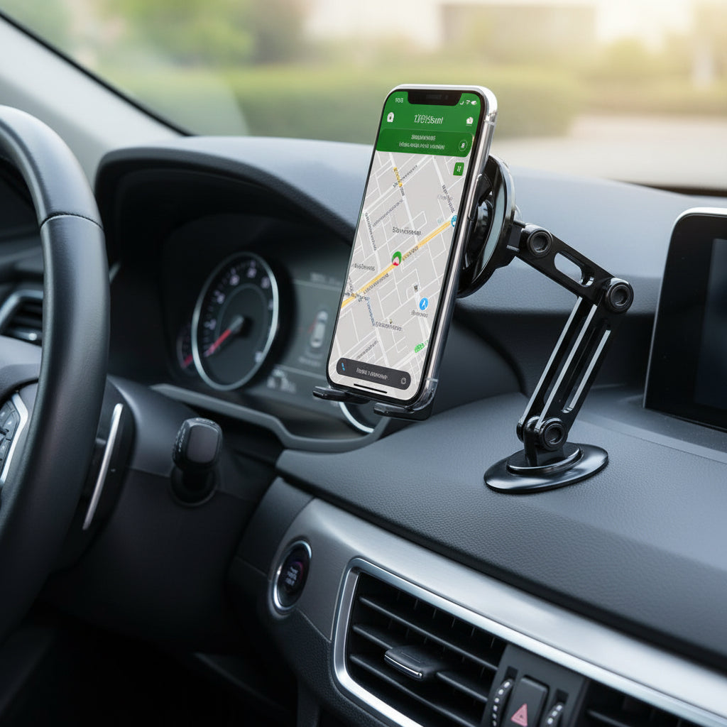 Suporte magnético universal 360° PRO – Proteja o seu telemóvel enquanto conduz!