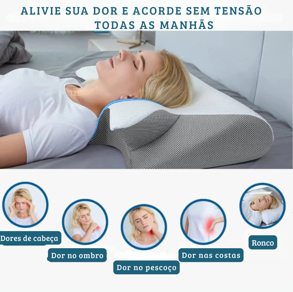 CerviSoft - Almofada cervical ergonómica com memória