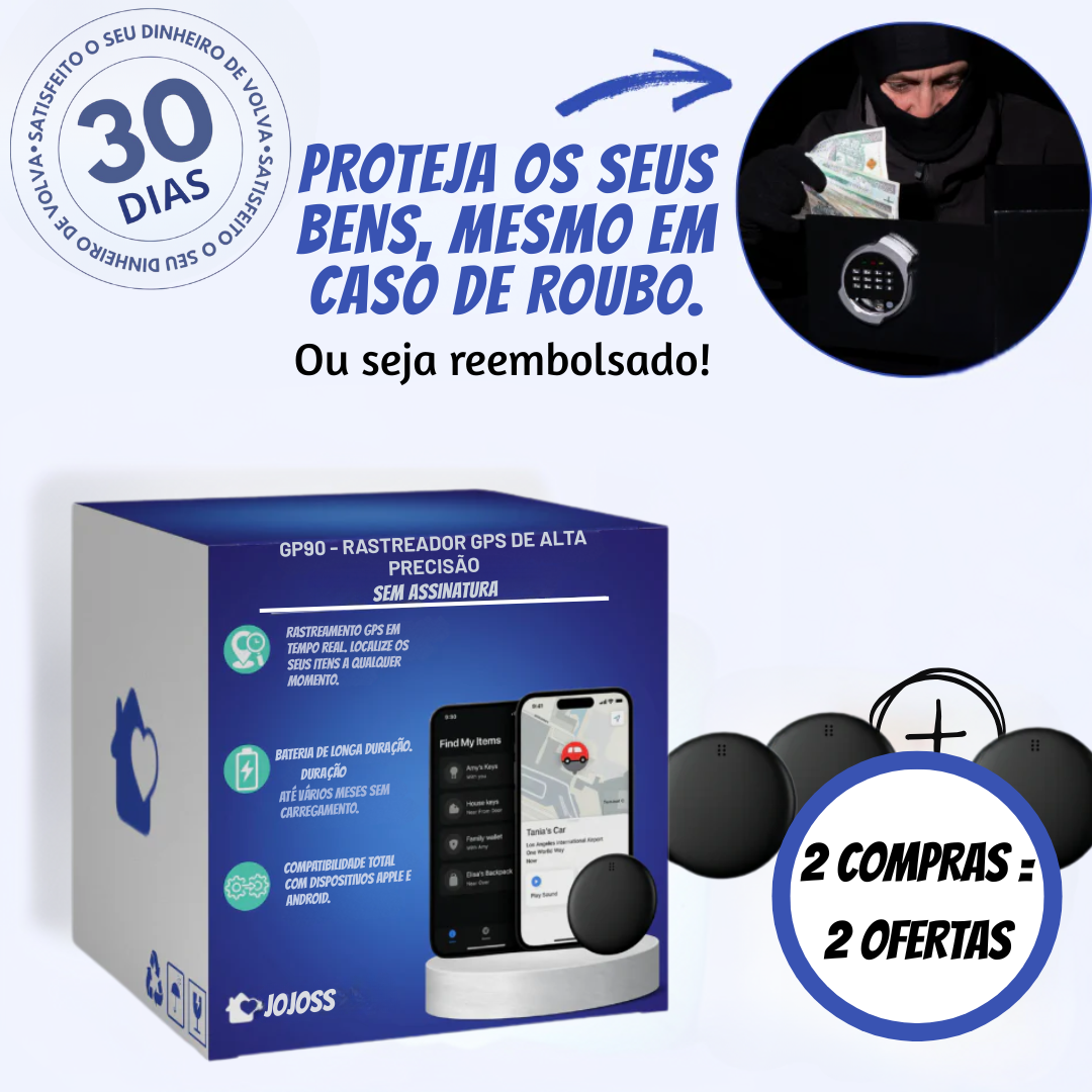 GP90 - Localizador GPS preciso sem assinatura (Android/Apple)