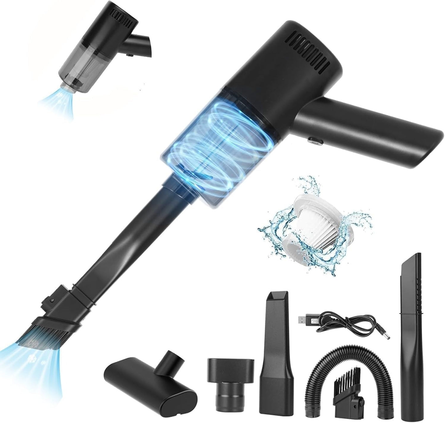 Mini aspirador portátil – praticidade e potência ao seu alcance!